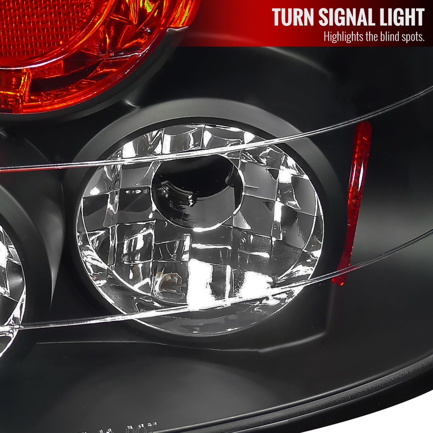 2006-2011 Honda Civic Sedan Tail Lights Matte Black Housing/Clear Lens