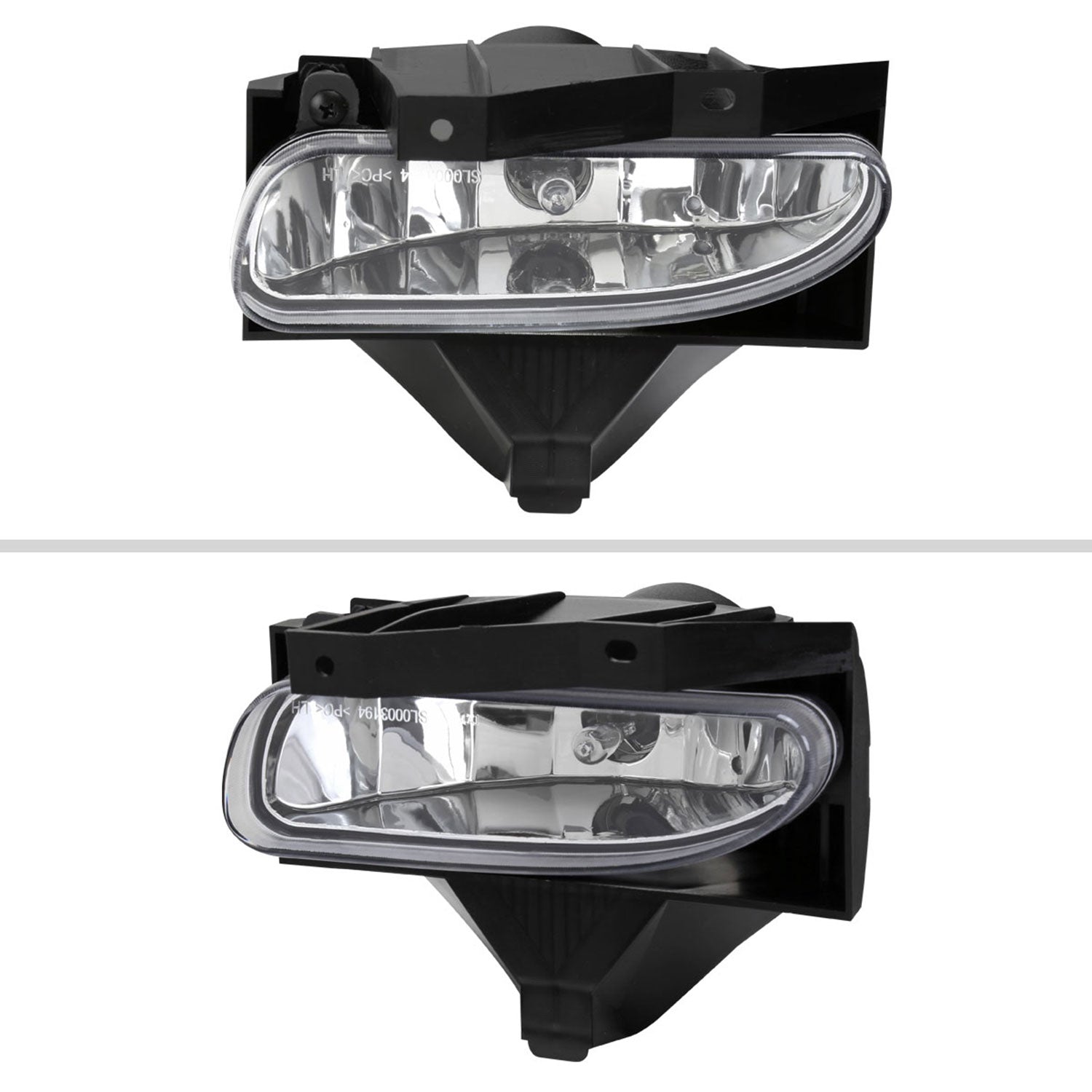 1999-2004 Ford Mustang 899 Fog Lights Kit Switch & Wiring Harness Chrome/Clear