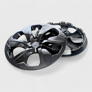 2019-2024 Toyota RAV4 Wheel Cover Hubcaps Set Gloss Black 4Pcs ABS Plastic