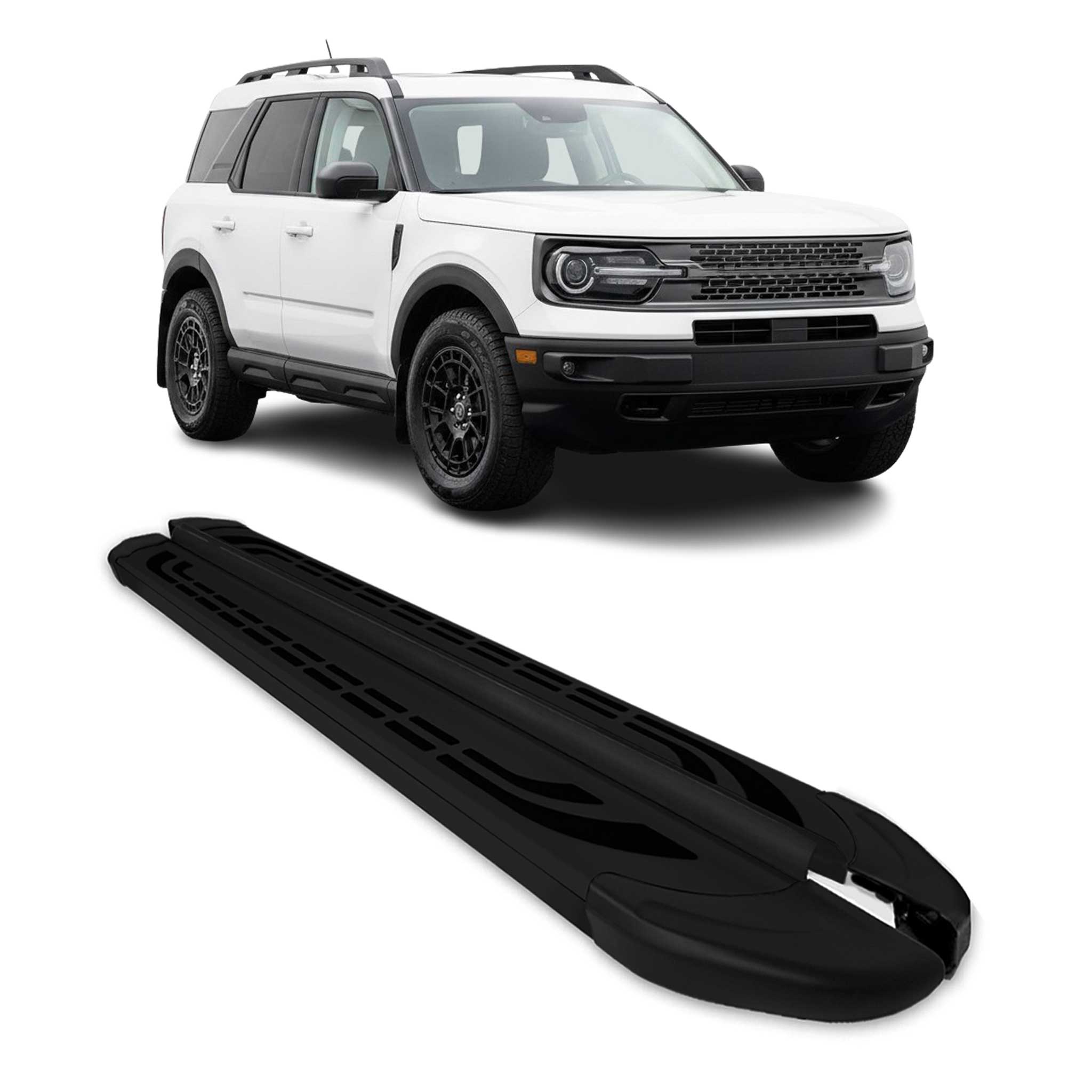 2021-2024 Ford Bronco Sport Nerf Bar Side Step Running Boards Alu 2x