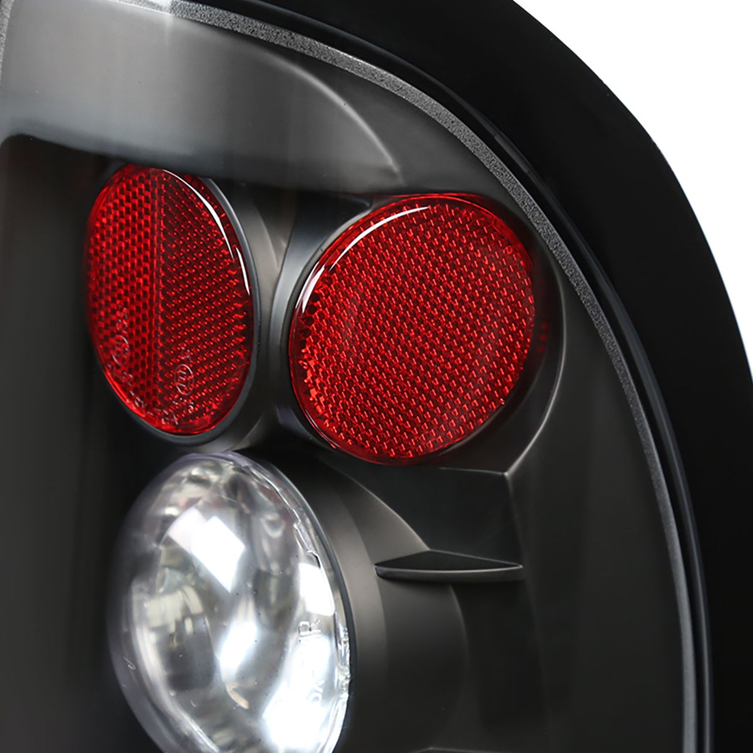 1997-2004 Dodge Dakota Tail Lights Matte Black Housing/Clear Lens