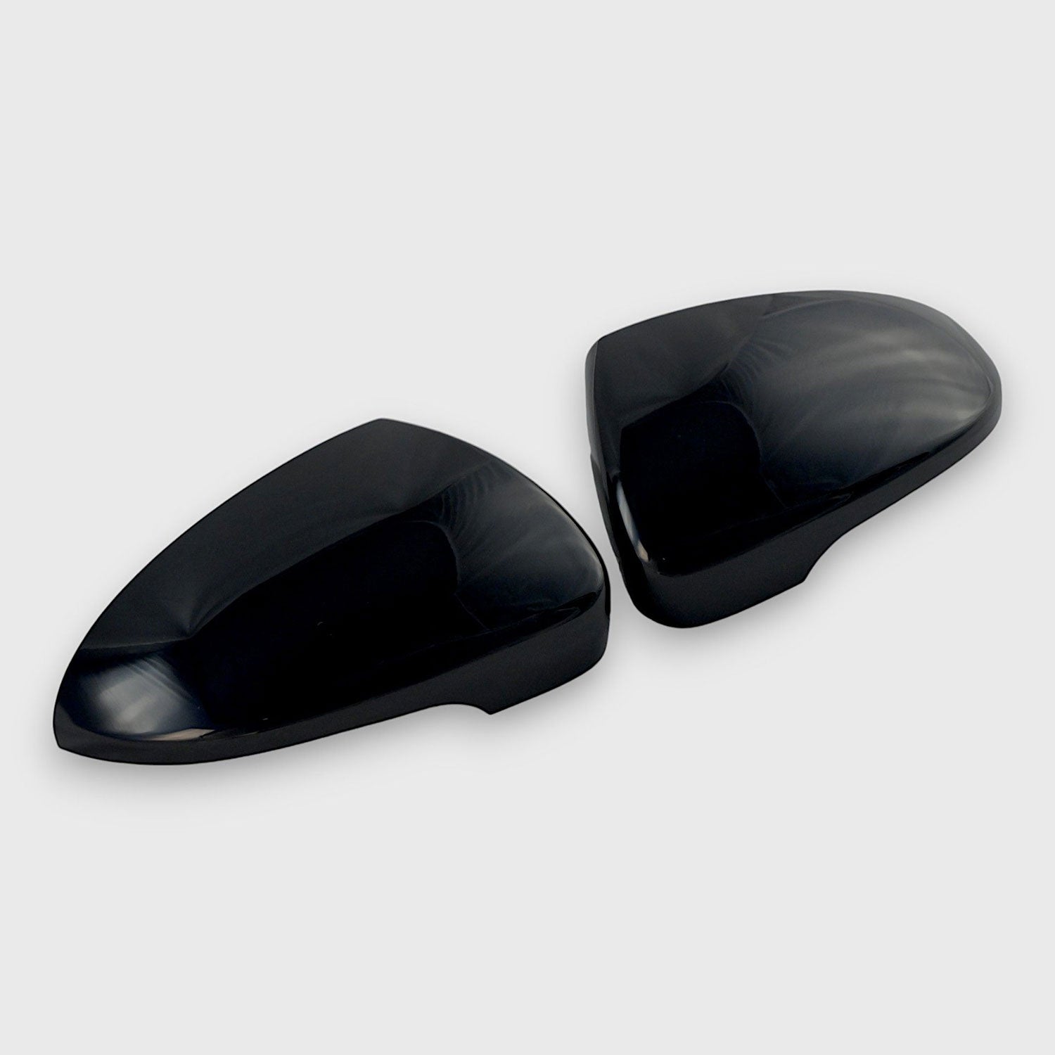 2016-2021 Hyundai Tucson Mirror Cover Caps Gloss Black 2Pcs ABS Plastic
