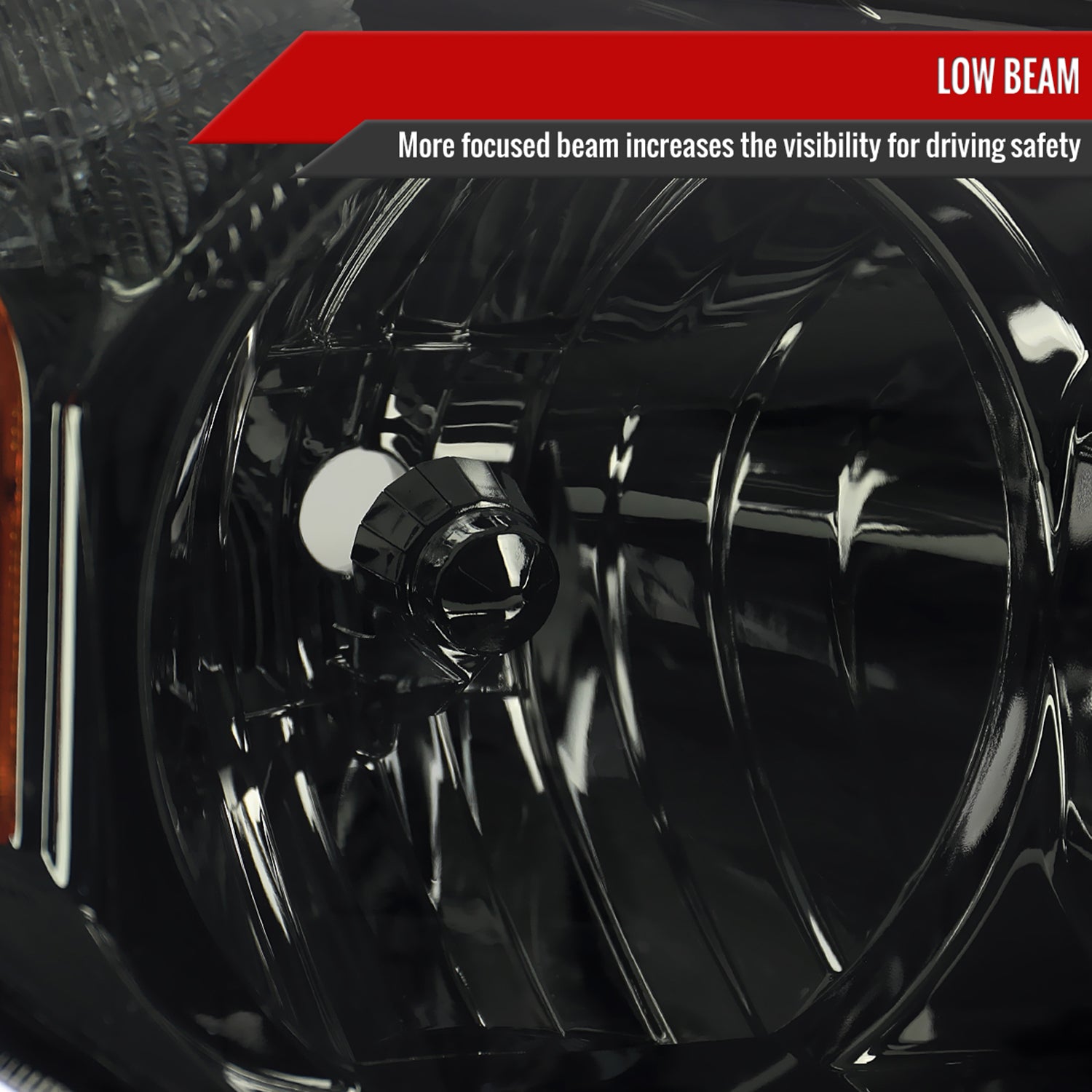 2003-2005 Toyota 4Runner Factory Style Headlights Chrome Housing/Smoke Lens