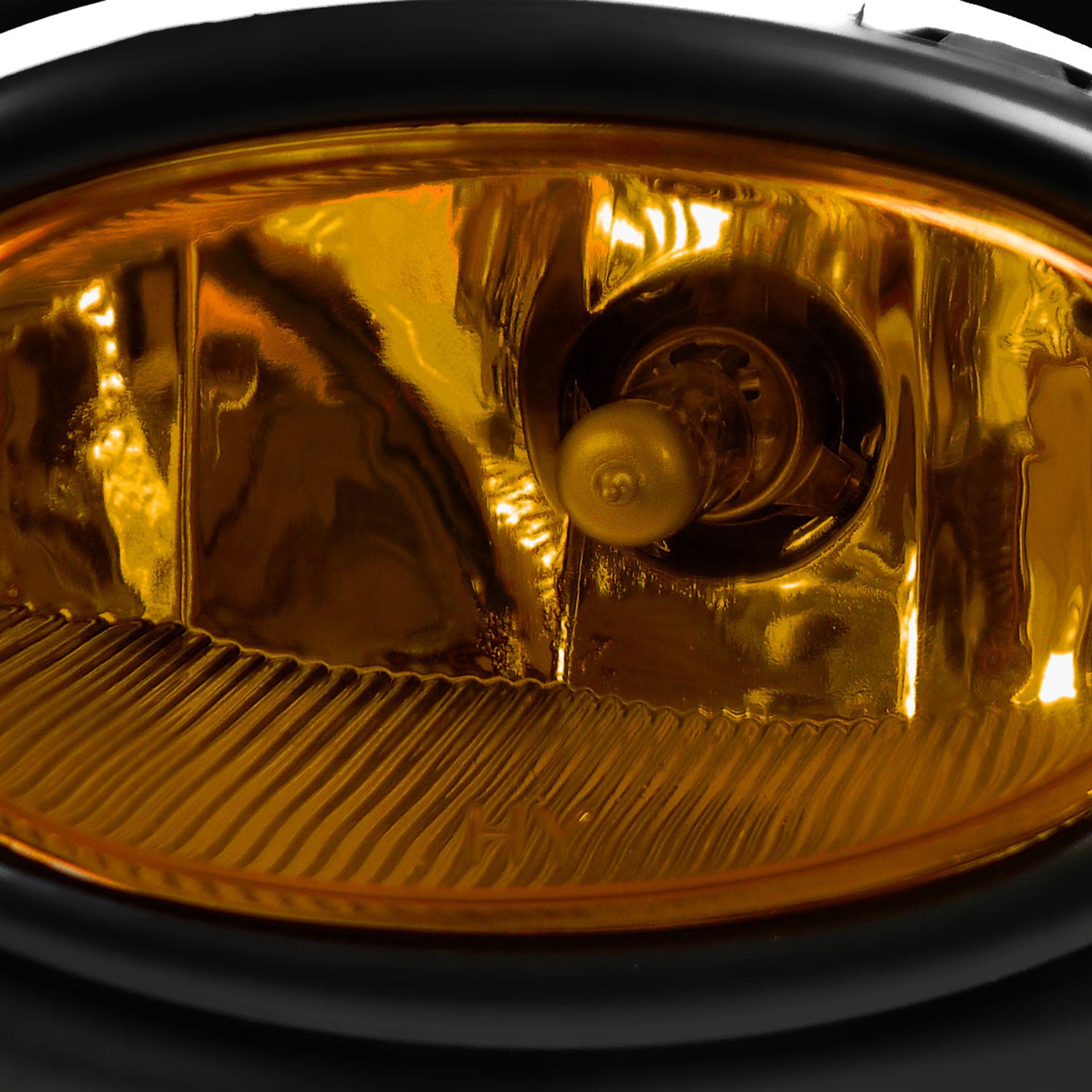 2002-2005 Honda Civic Si Hatchback H11 Fog Lights Kit Chrome/Amber Yellow Lens