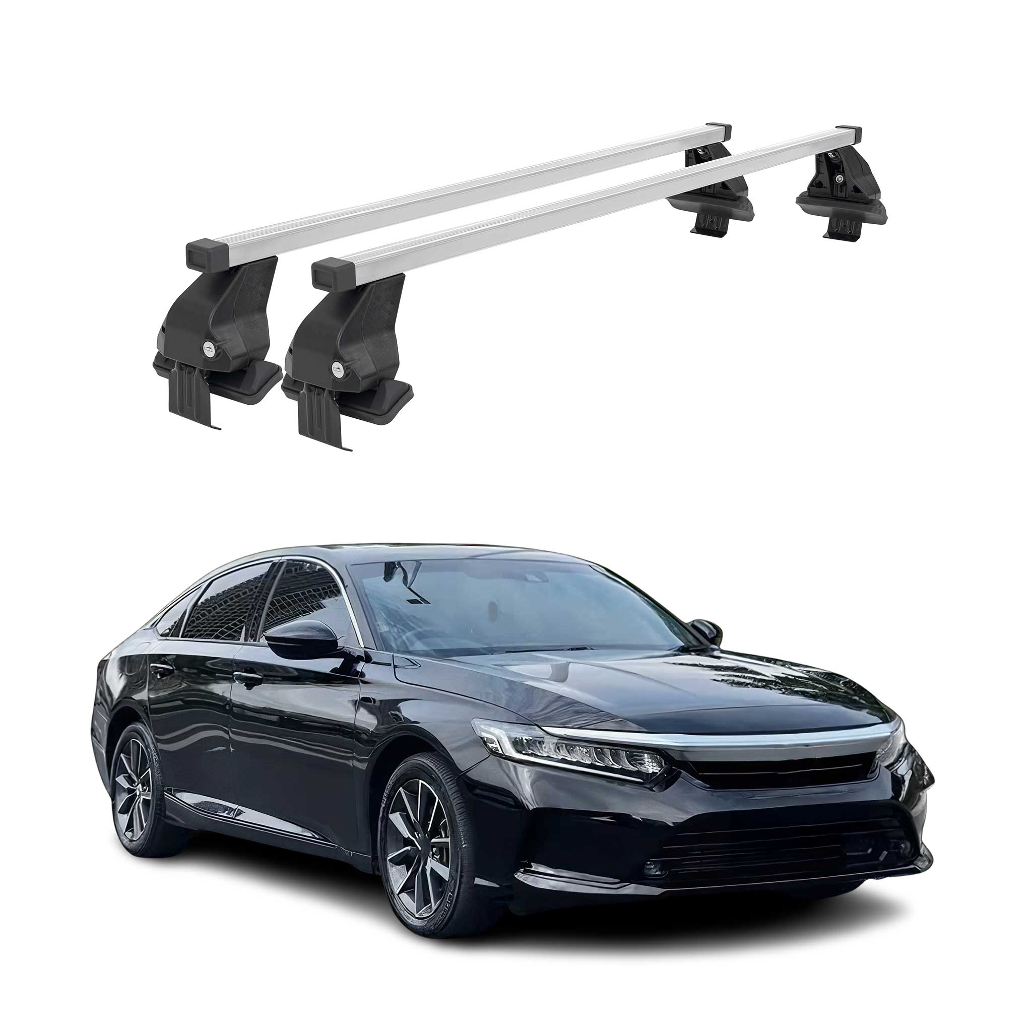 2019-2022 Honda Insight Roof Rack Cross Bars Silver