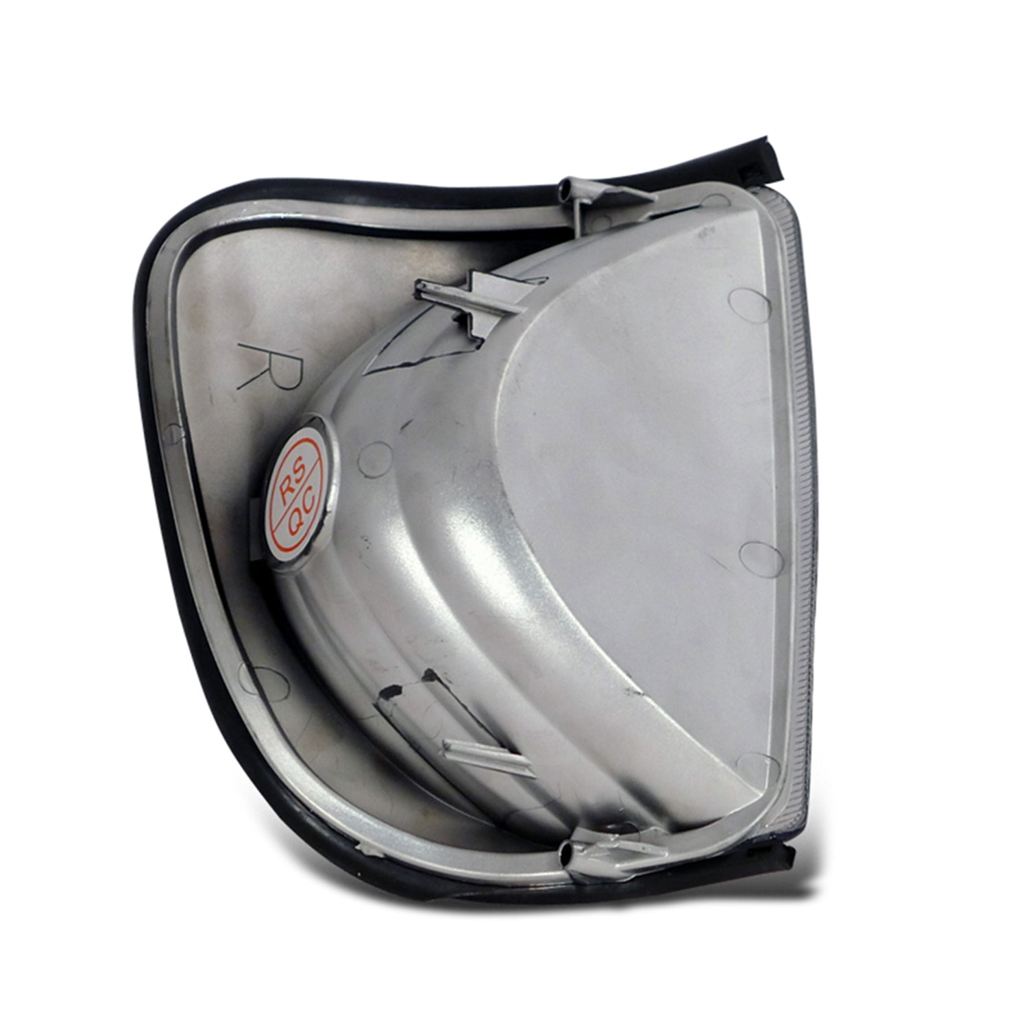 1992-2007 Ford E-Series Econoline Corner Lights Amber Reflectors Chrome/Clear