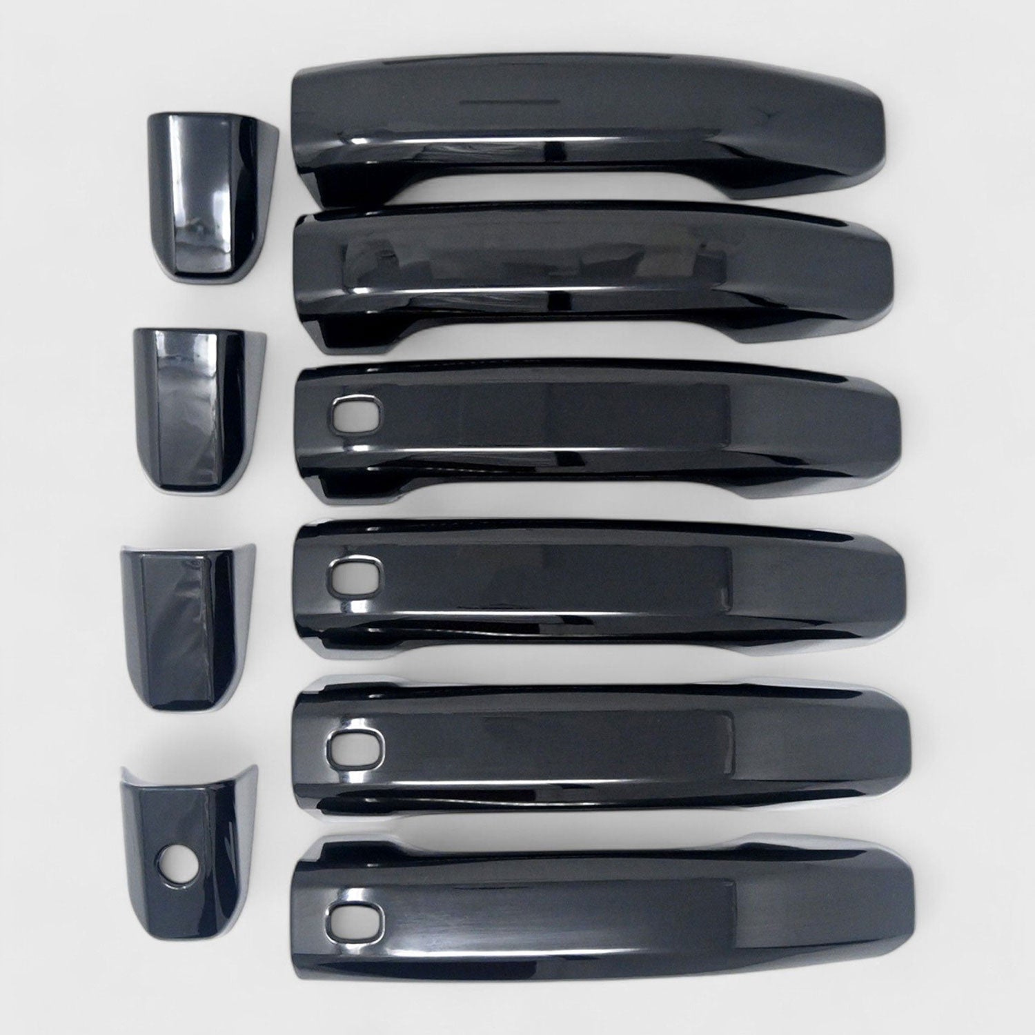 2021-2024 GMC Yukon Door Handle Cover Gloss Black 10Pcs ABS Plastic