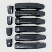 2021-2024 GMC Yukon Door Handle Cover Gloss Black 10Pcs ABS Plastic