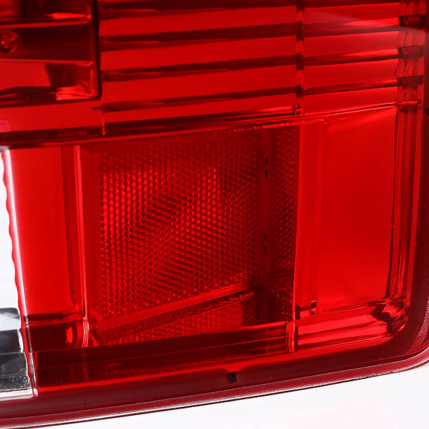 2007-2014 Chevrolet Silverado LED Tail Lights - OZ Chrome Housing/Red Lens