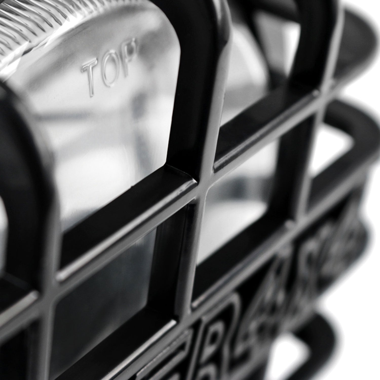 Universal Off Road 6" H3 Black Round Fog Lights w/ Mesh Guard - 2PC