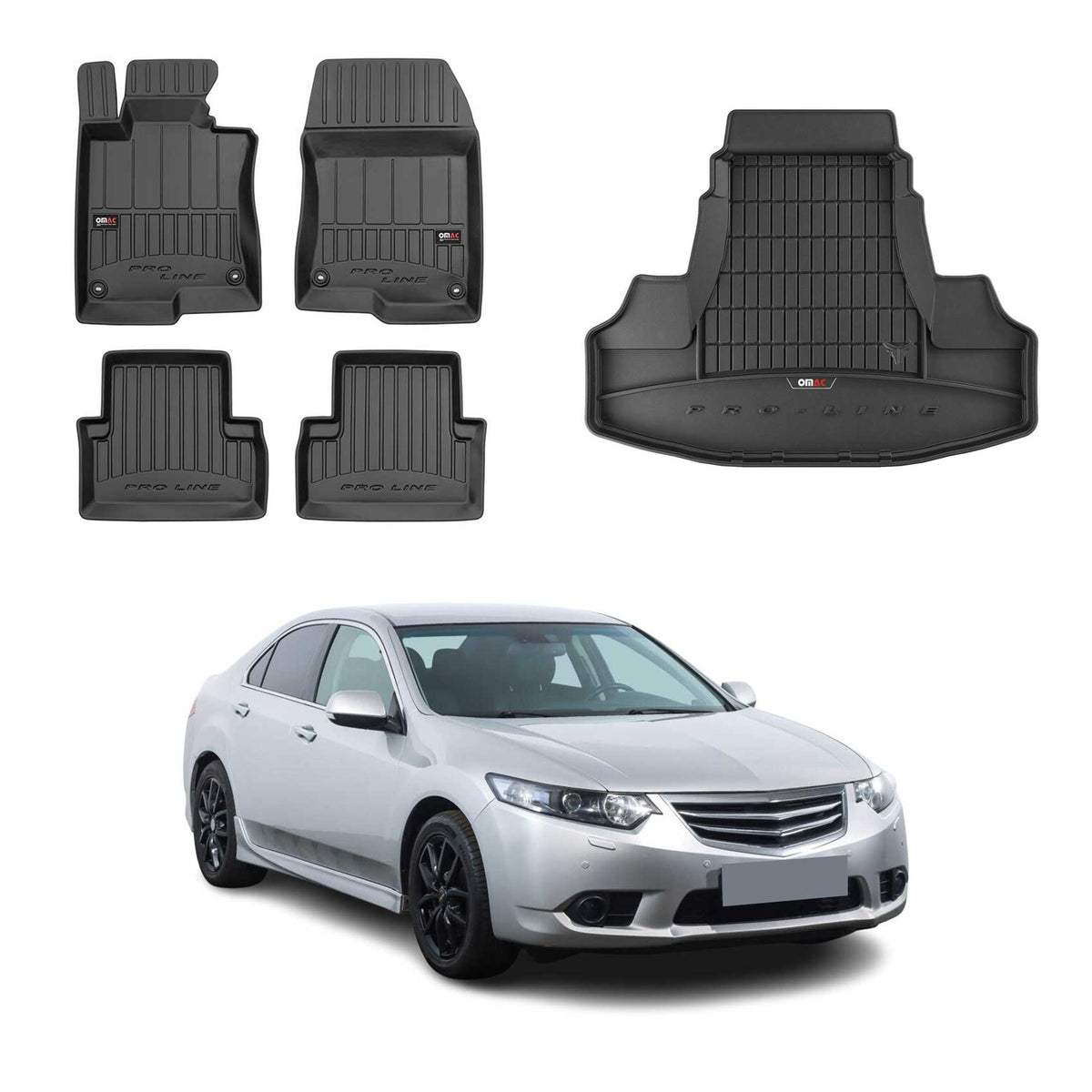 OMAC Floor Mats & Cargo Liners for Honda Accord Sedan 2008-2012