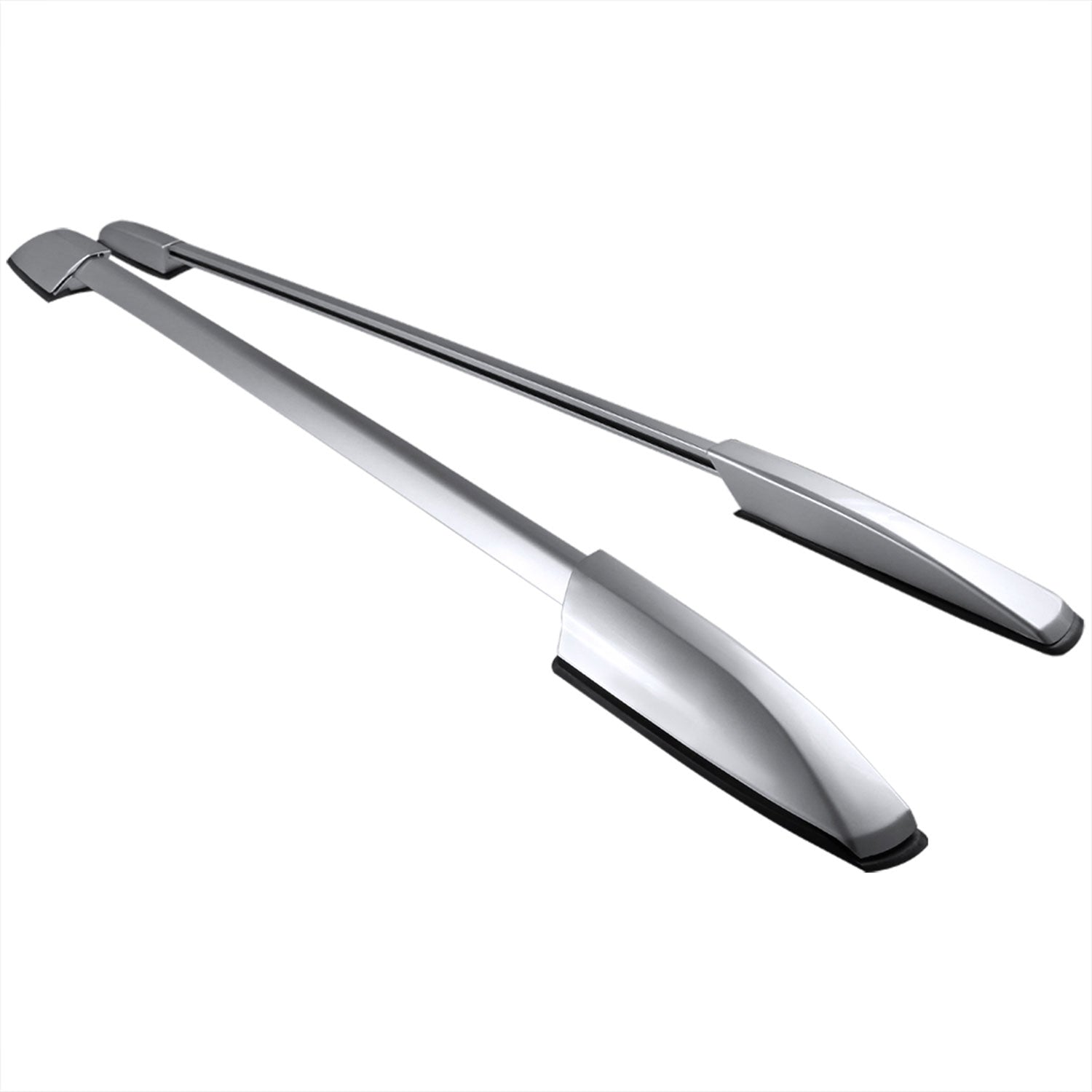 2008-2013 Toyota Highlander Chrome Powder Coated Alu Roof Rack Cross Bars