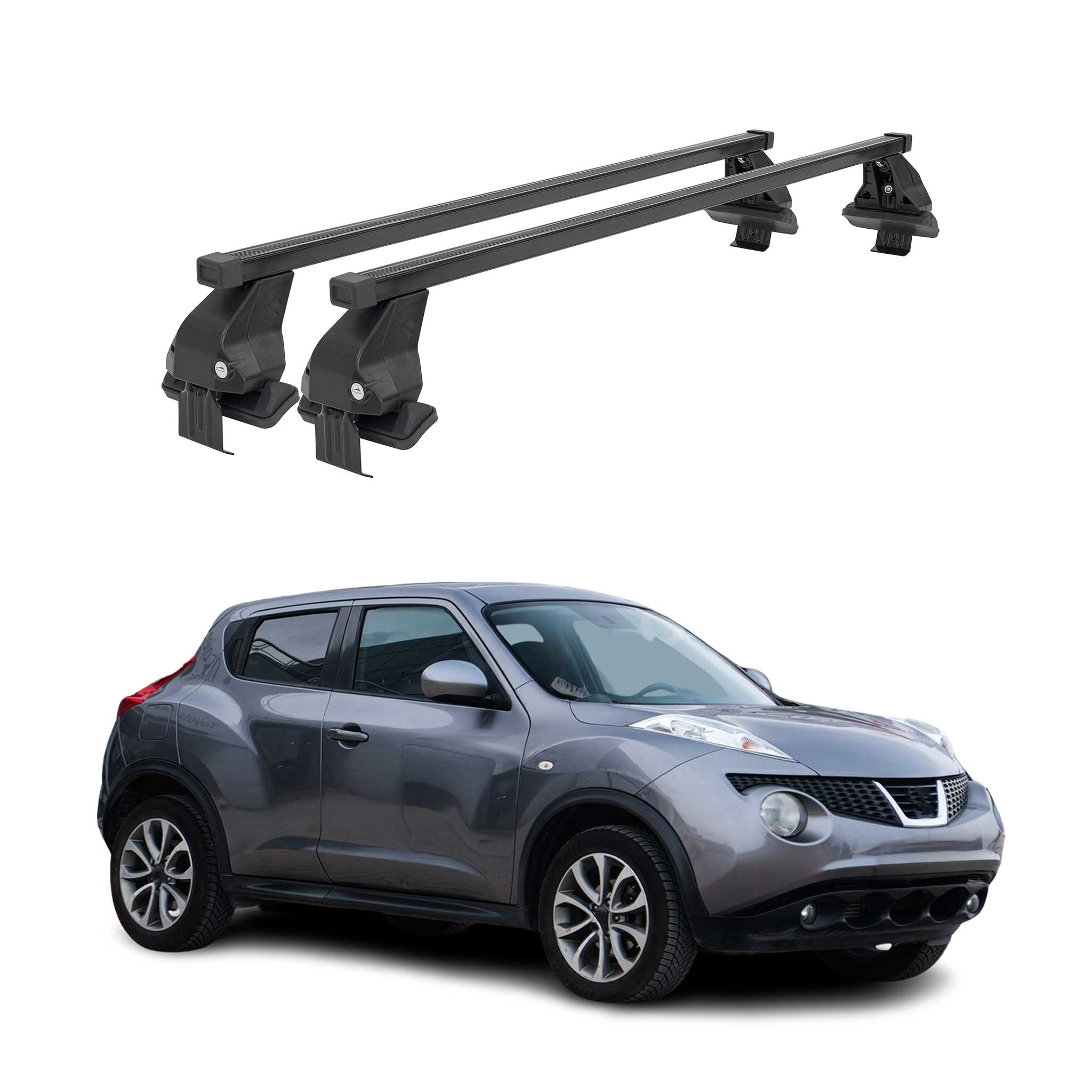 2011-2017 Nissan Juke Roof Rack Cross Bars Black