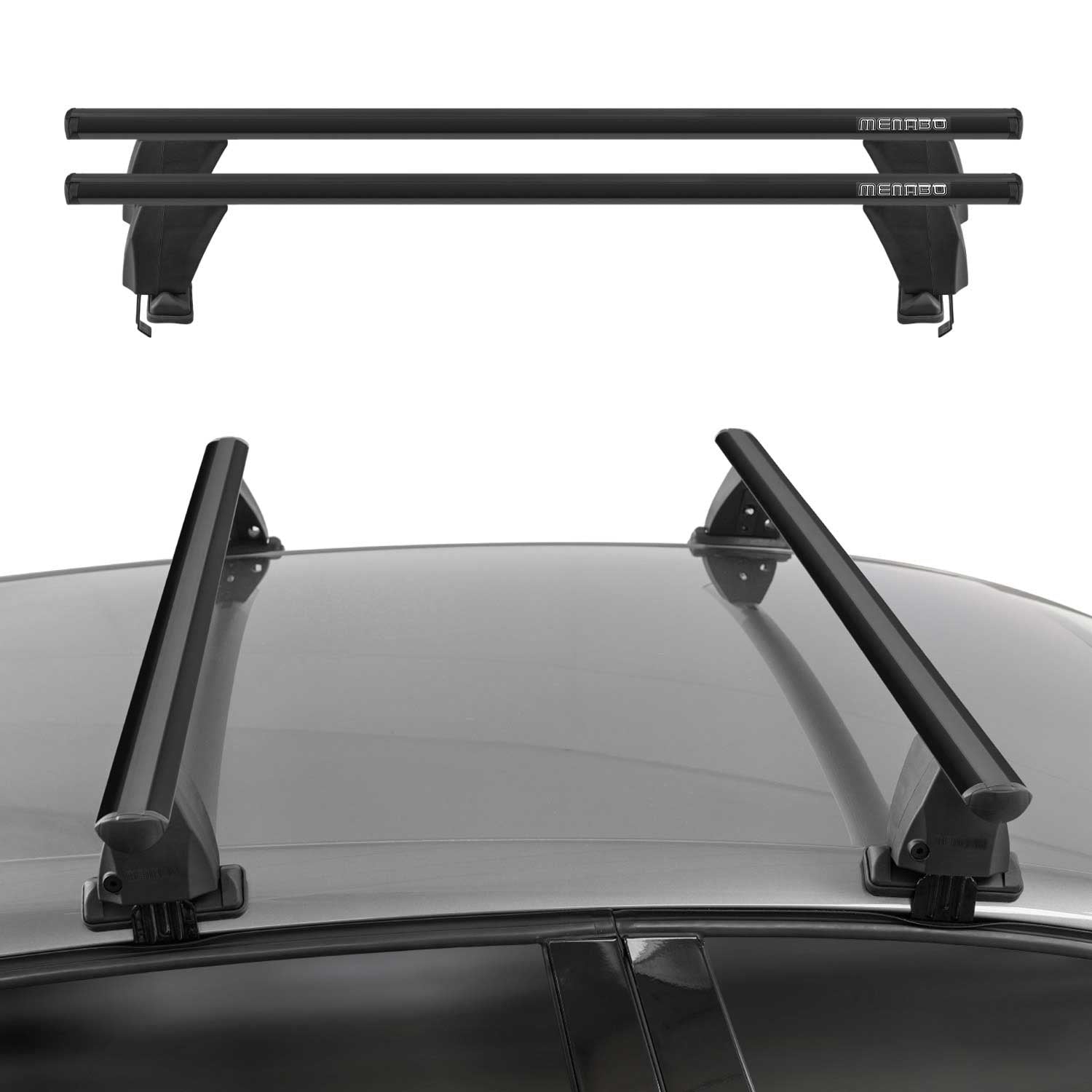2019-2022 Toyota Avalon Roof Rack Cross Bars Black