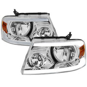 2004-2008 Ford F-150/ 2006-2008 Lincoln Mark LT LED Factory Headlights Chrome