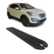 2013-2018 Hyundai Santa Fe Running Boards Side Steps Black