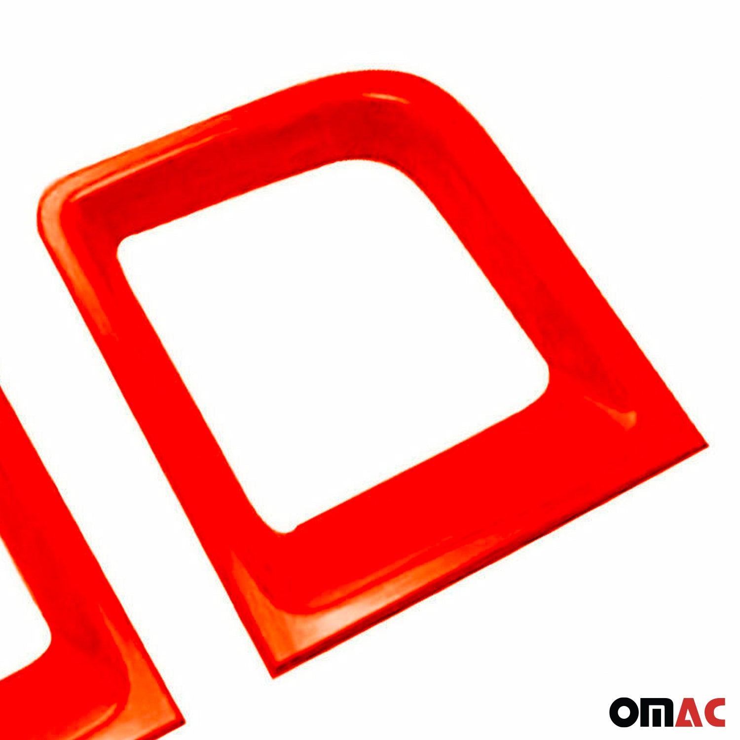 2015-2018 Jeep Renegade Front Bumper Trim Molding Orange 2 Pcs