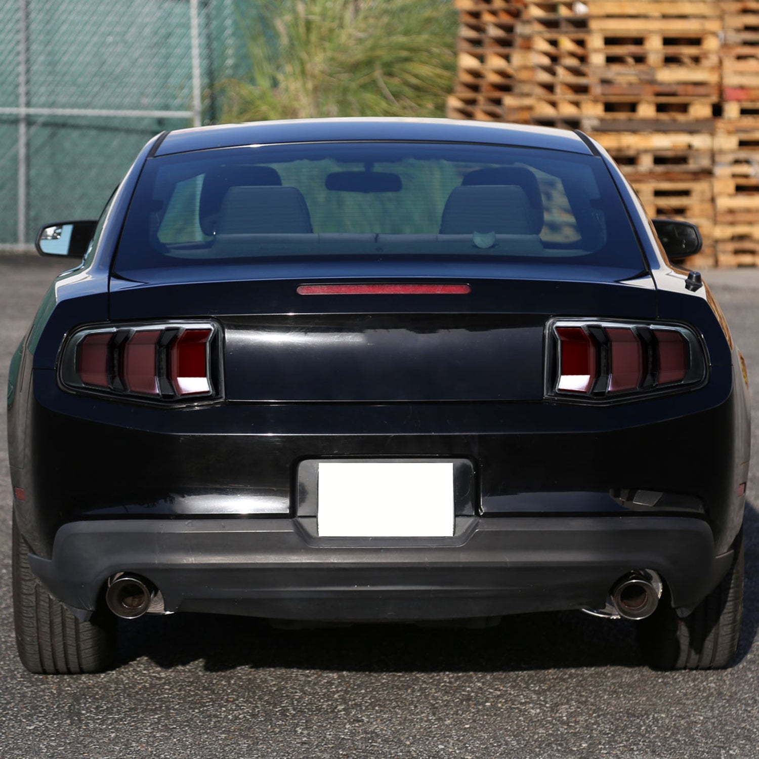2010-2012 Ford Mustang Sequential LED Tail Lights Satin Black