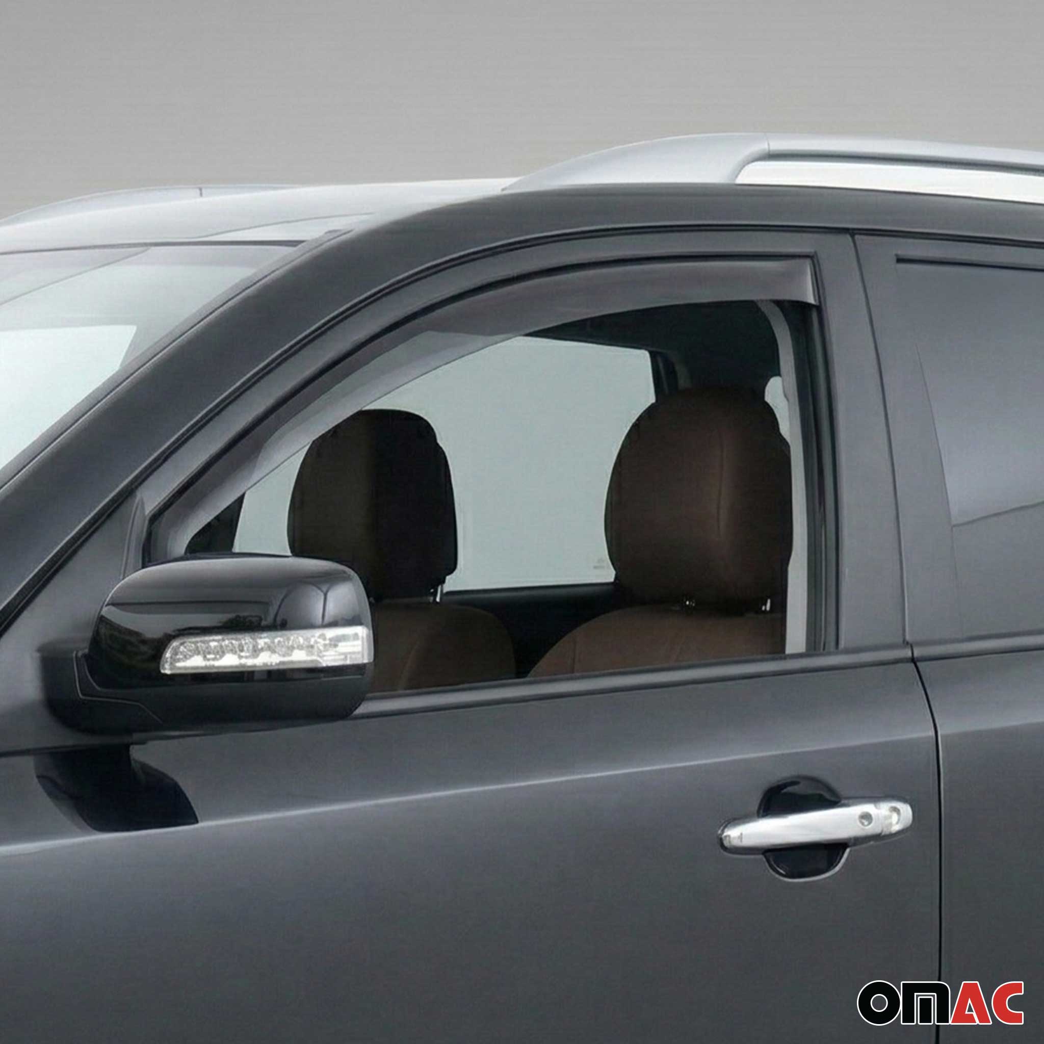 2006-2013 Suzuki SX4 S-Cross Window Visor Vent Rain Deflector 2Pcs Smoke