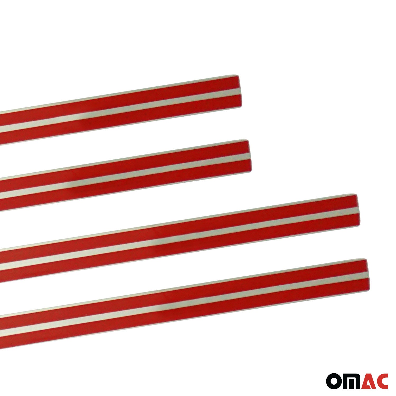 2005-2015 Toyota Tacoma Side Door Molding Trim Skirt Garnish Stainless Steel Silver 4Pcs