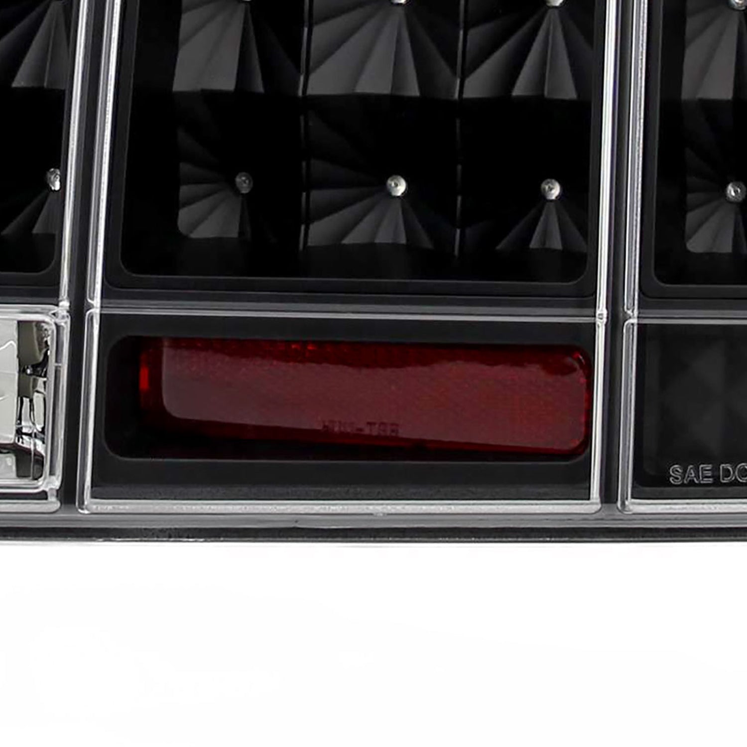 2005-2009 Ford Mustang Sequential LED Tail Lights Matte Black/Clear Lens