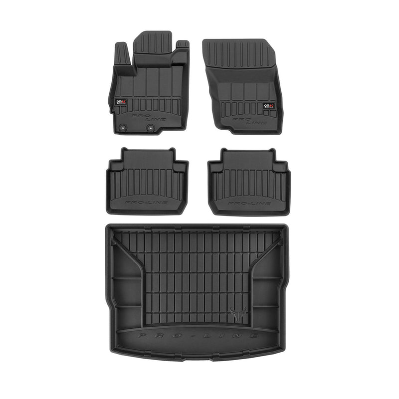 2018-2024 Mitsubishi Eclipse Cross Premium Floor Mats & Cargo Liner Full Set All Weather Heavy Duty