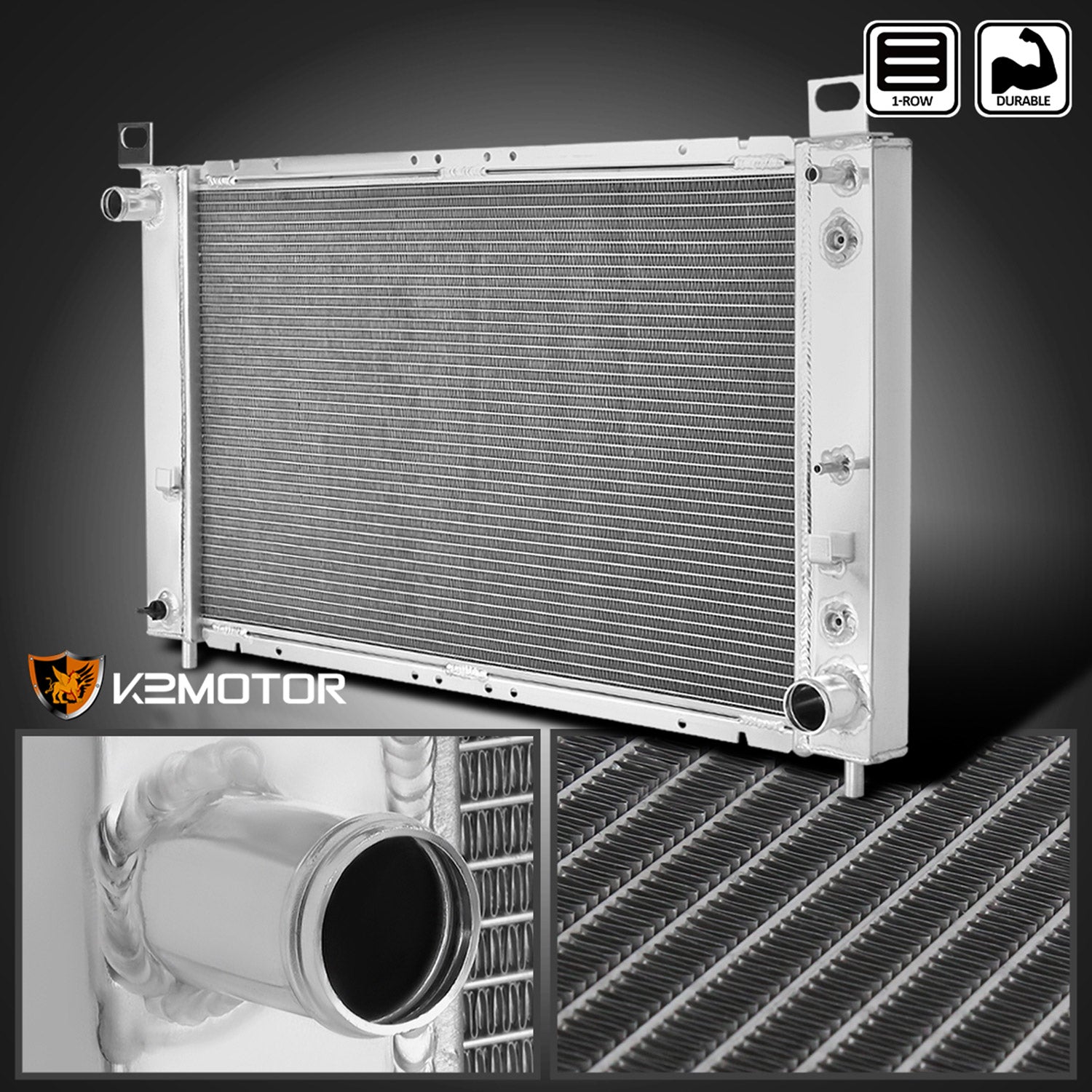 1999-2004 Chevy Silverado/GMC Sierra 1500 4.3L V6 Alu Single Row Radiator