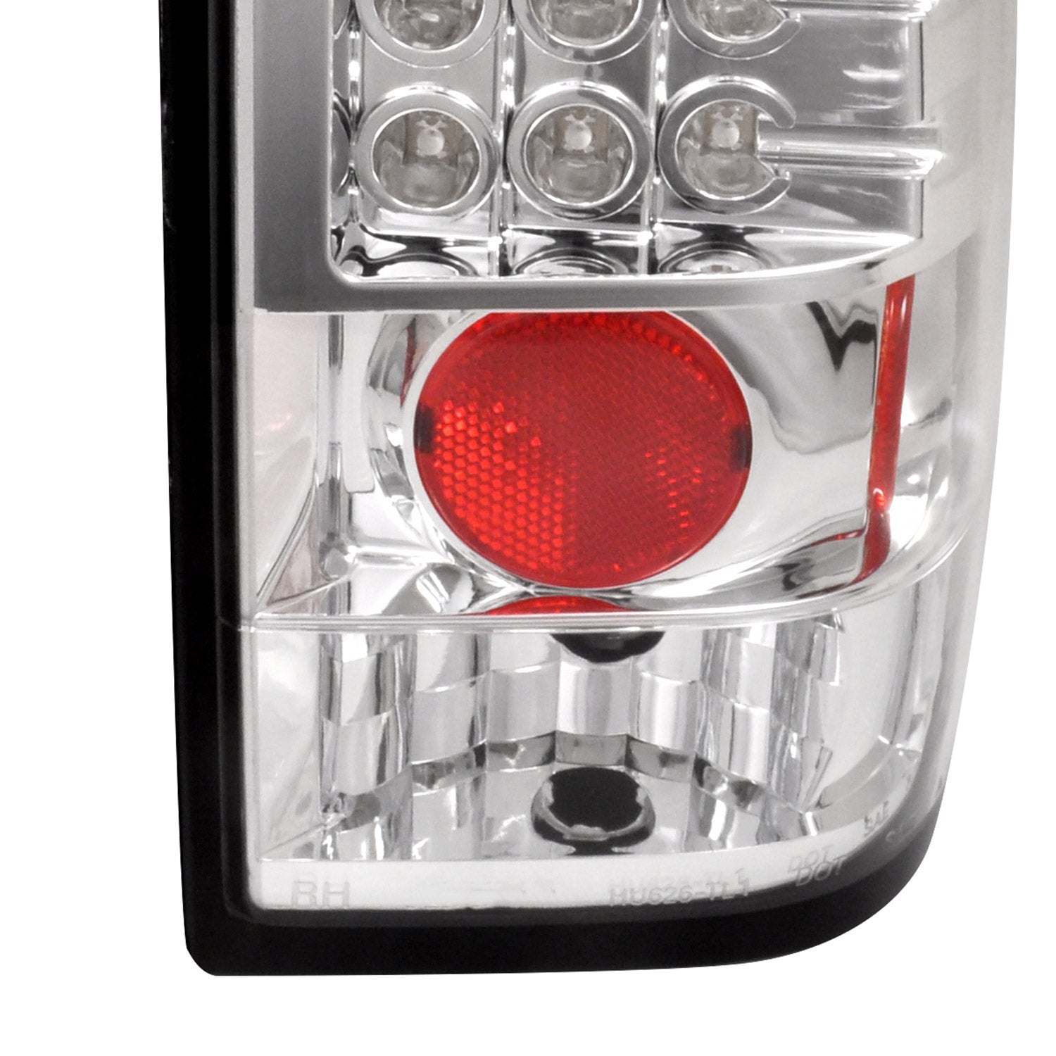 2004-2015 Nissan Titan LED Tail Lights Chrome Housing/Clear Lens