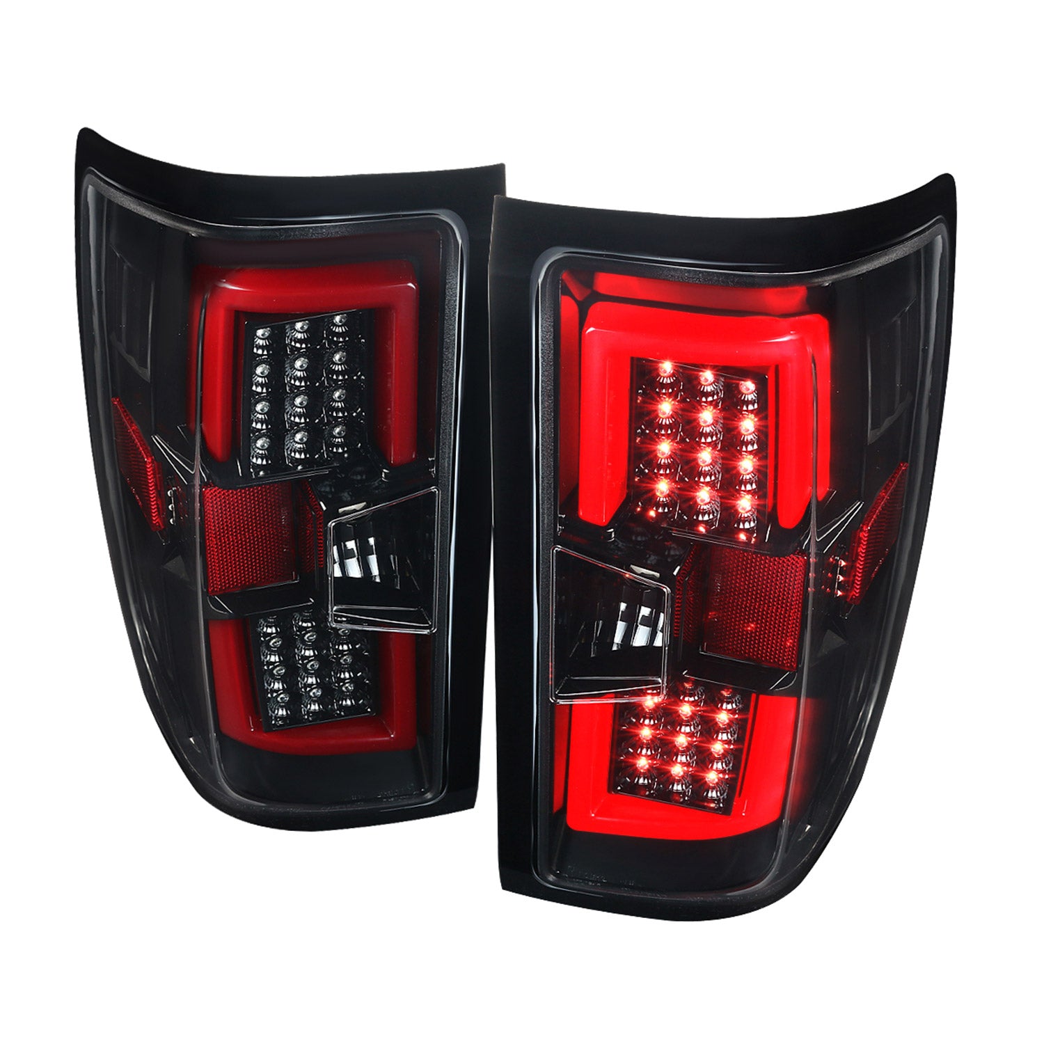 2014-2018 Chevy Silverado 1500 2500HD /Sierra 3500HD LED Tail Lights Jet Black