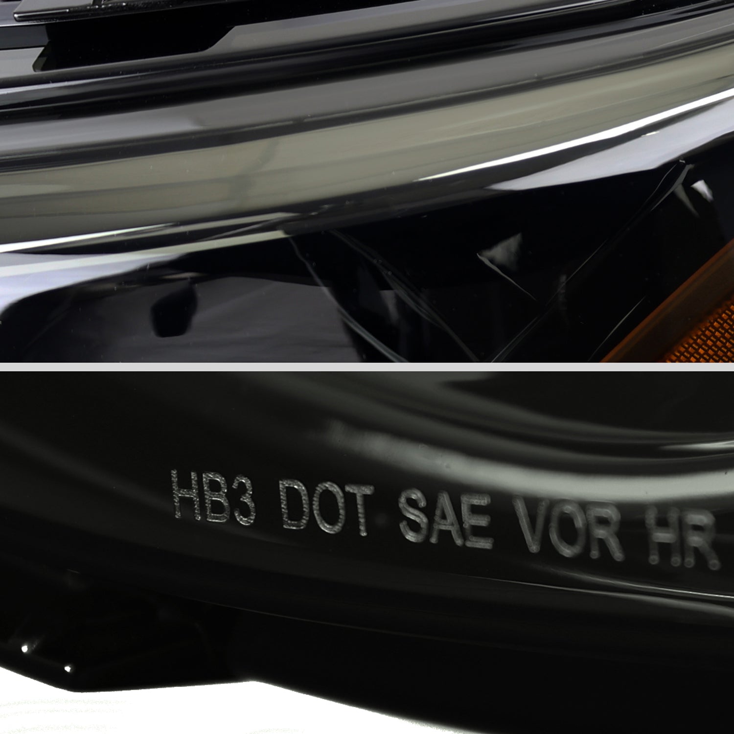 2019-2024 Chevy Malibu Factory Style Projector Headlight Matte Black/Smoke