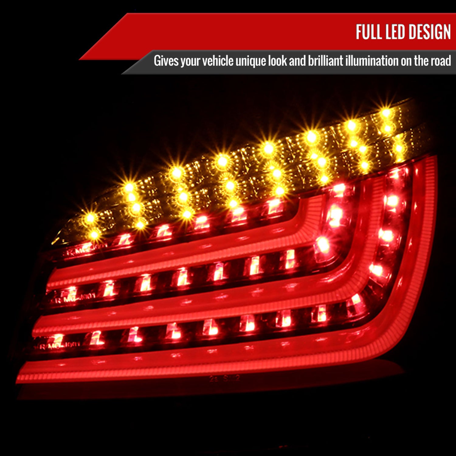 2004-2007 BMW E60 5 Series Sedan LED Tail Lights Glossy Black/Smoke Lens