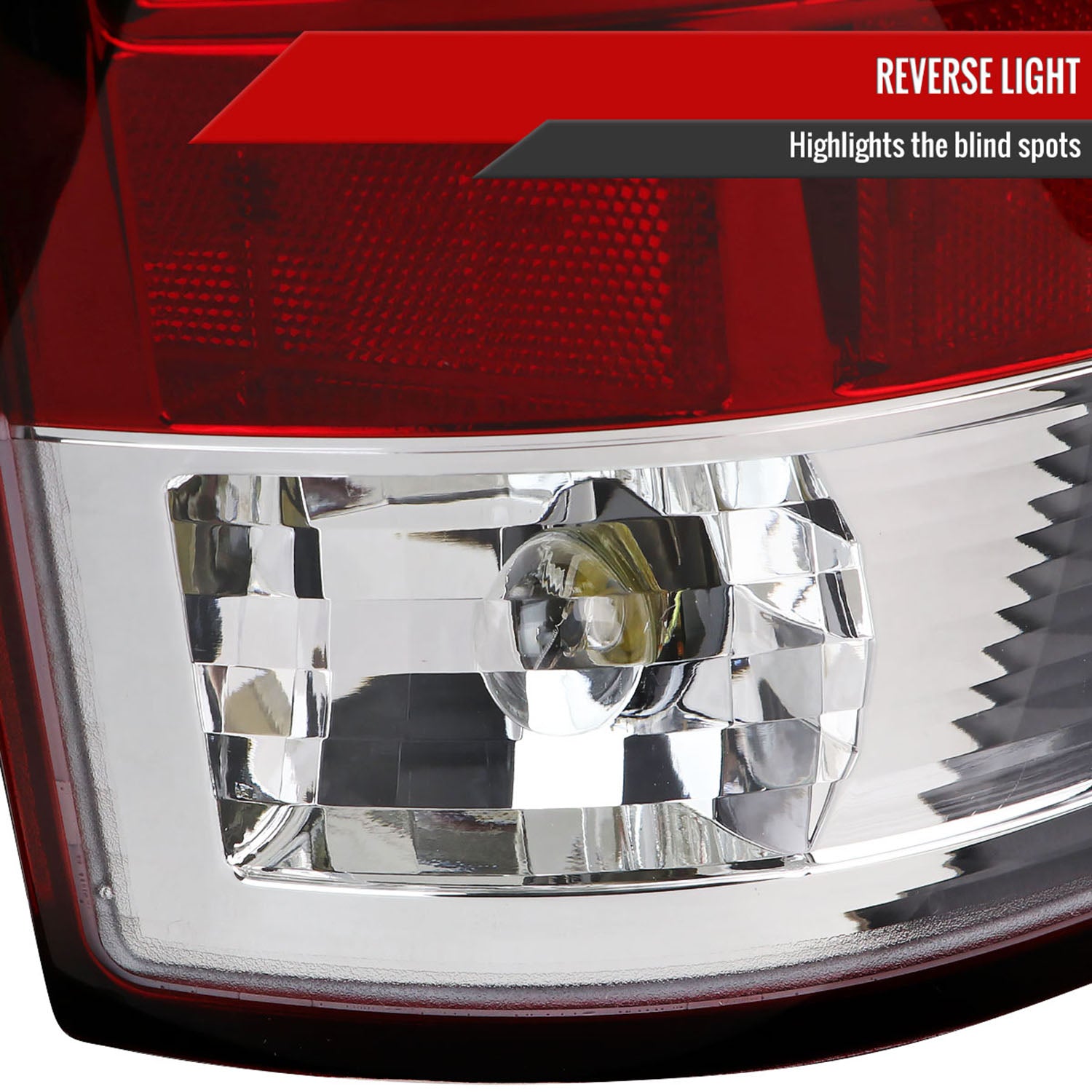 2002-2006 Dodge RAM 1500 2500 3500 LED Tail Lights Chrome Housing/Red Lens
