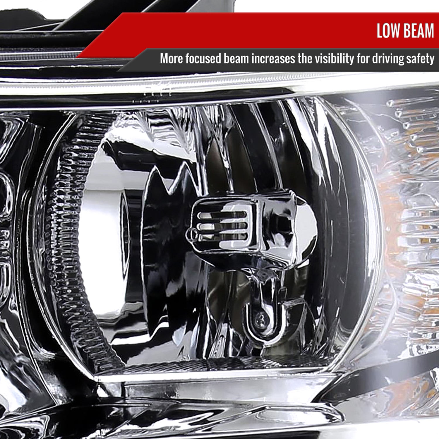 2007-2013 Chevy Silverado 1500/ 2500HD 3500HD Factory Headlights Chrome