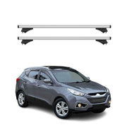 2010-2015 Hyundai Tucson Roof Rack Cross Bars Silver