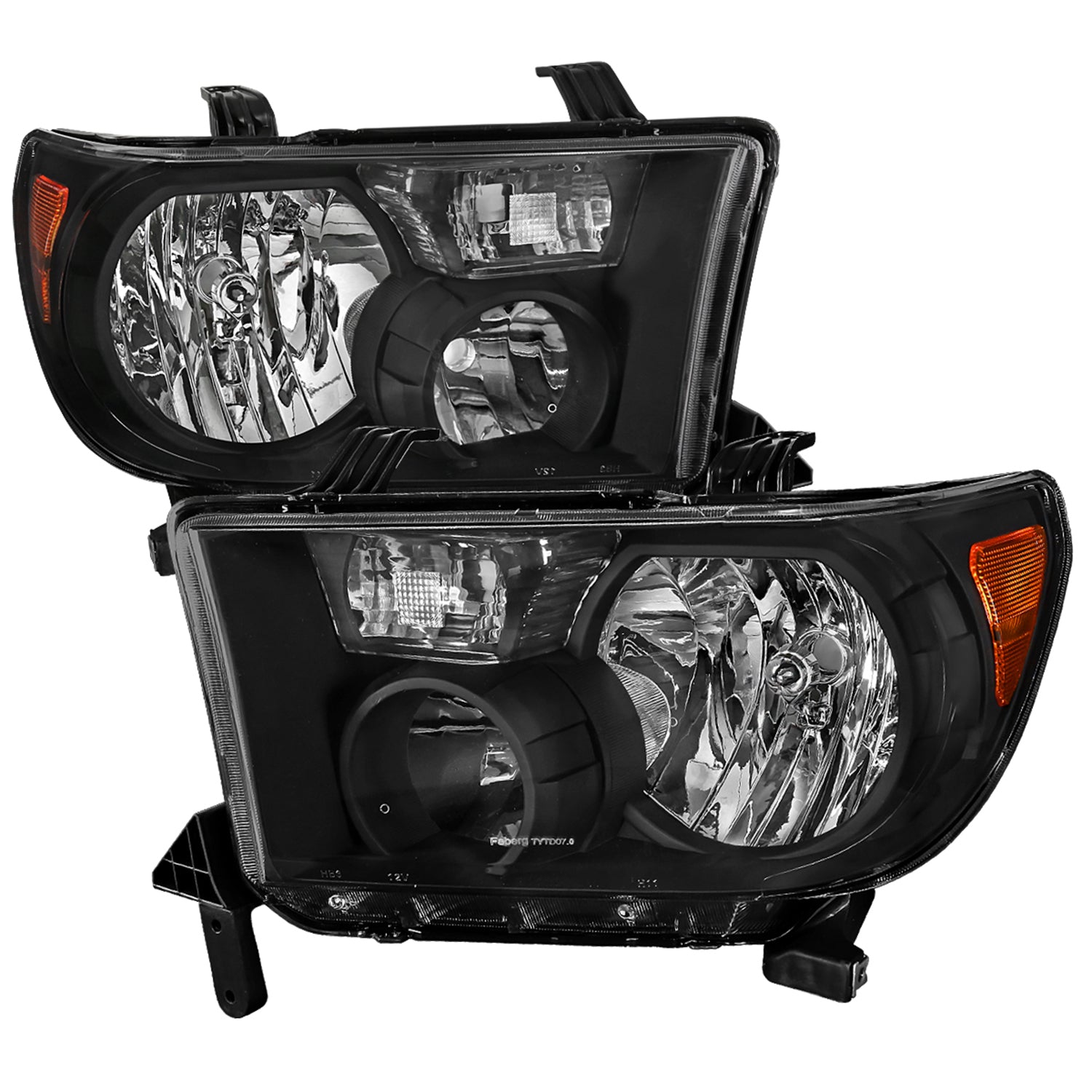 2007-2013 Toyota Tundra/ 08-2017 Sequoia Factory Headlights Amber Reflectors