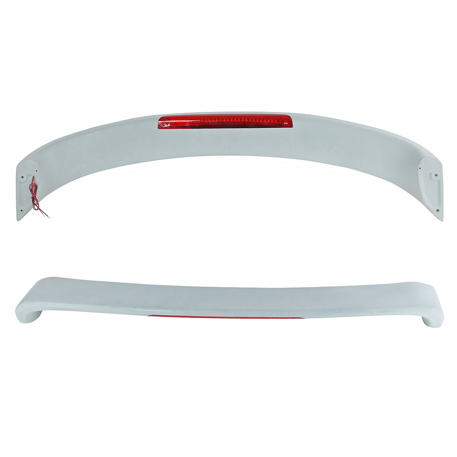 2003-2008 Mazda 6 Sedan Grey Primer Factory Rear Trunk Spoiler LED Brake Light