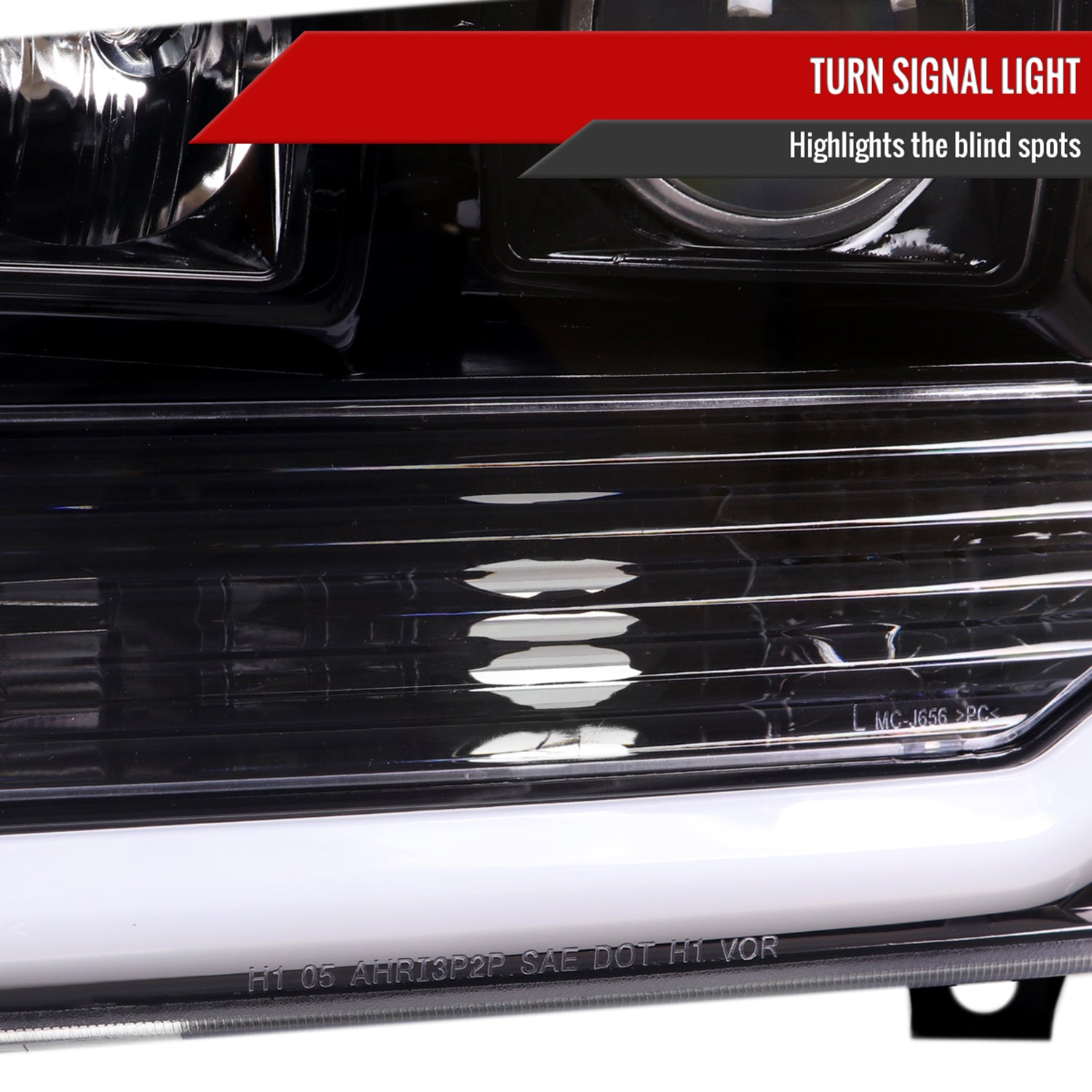 1999-2004 Ford F-250/350/450/550 /00-2004 Excursion LED Bar Headlights Black