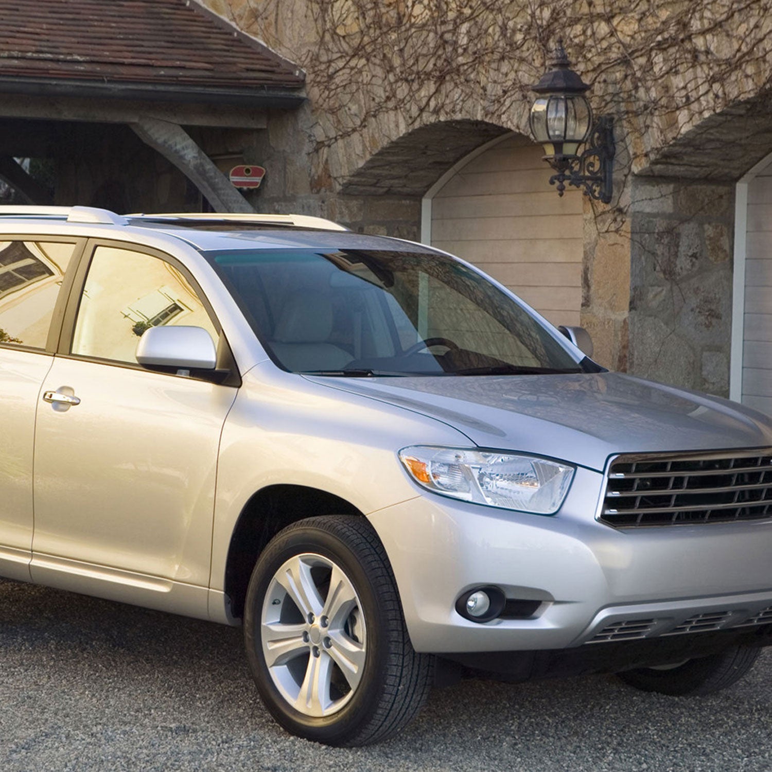 2008-2011 Toyota Highlander 12V/55W H11 Fog Lights Kit Chrome/Clear Lens