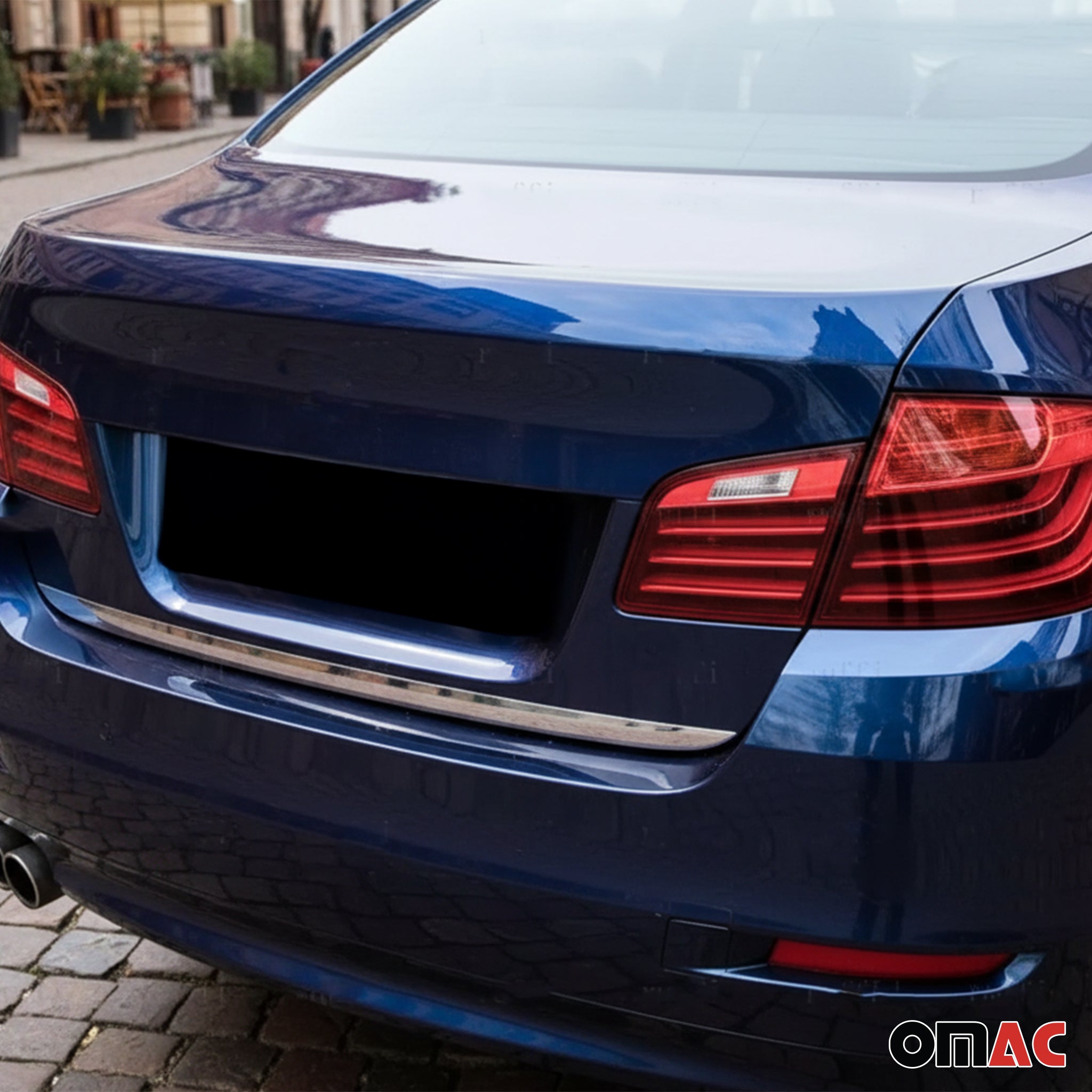 2011-2016 BMW 5 Series F10 Sedan Rear Trunk Molding Trim Stainless Steel