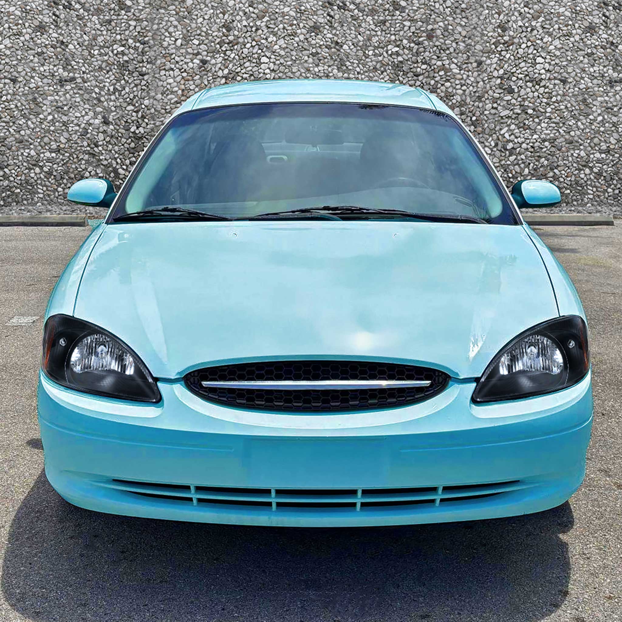 For Ford Tarus 2000-2007 Factory Style Headlights (Black Housing / Clear Lens)