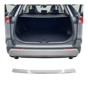 2019-2025 Toyota RAV4 Rear Bumper Sill Cover Protector Guard Brushed Stainless Steel