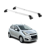 2013-2015 Chevrolet Spark Roof Rack Cross Bars Silver