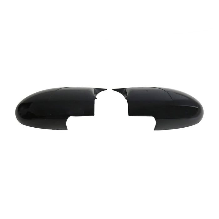 Side Mirror Cover Caps Fits Hyundai Accent 2006-2011 Piano Black 2 Pcs