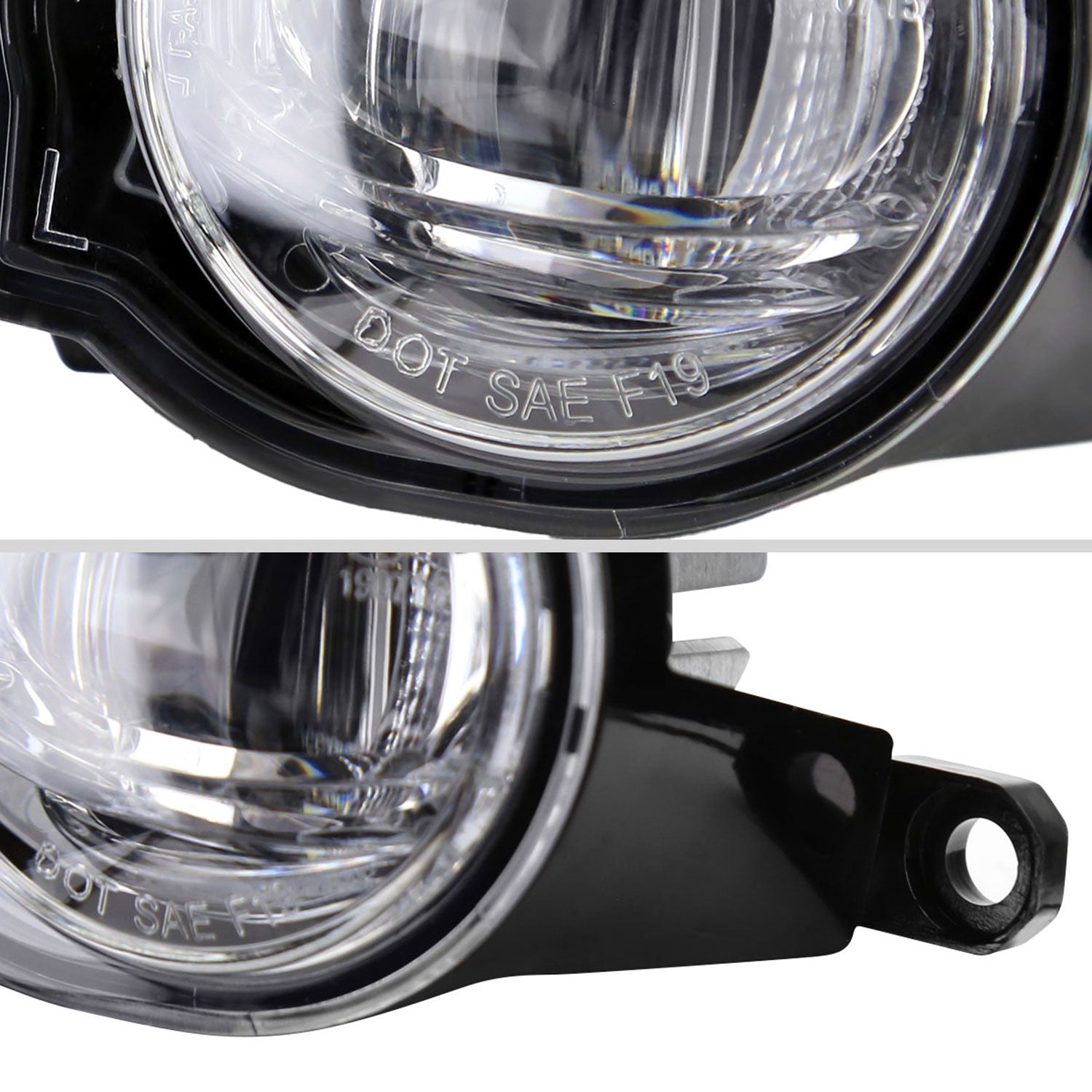 2022-2023 Toyota Corolla Cross LED Fog Lights Kit Chrome Housing/Clear Lens