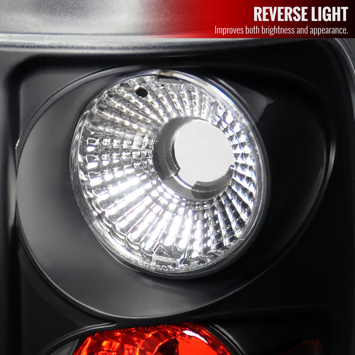 2004-2008 Ford F-150 Styleside Tail Lights Matte Black Housing/Clear Lens