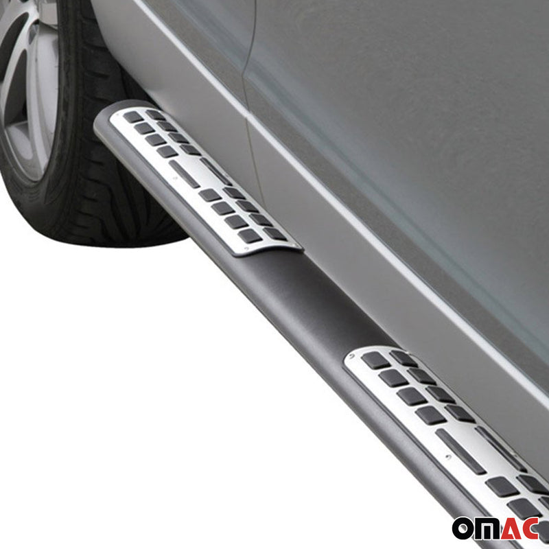 2007-2015 Audi Q7 Running Boards Side Steps Black