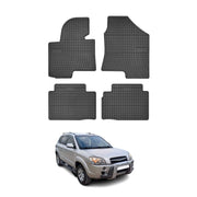 2010-2015 Hyundai Tucson Floor Mats Liners Full Set All Weather Rubber Black