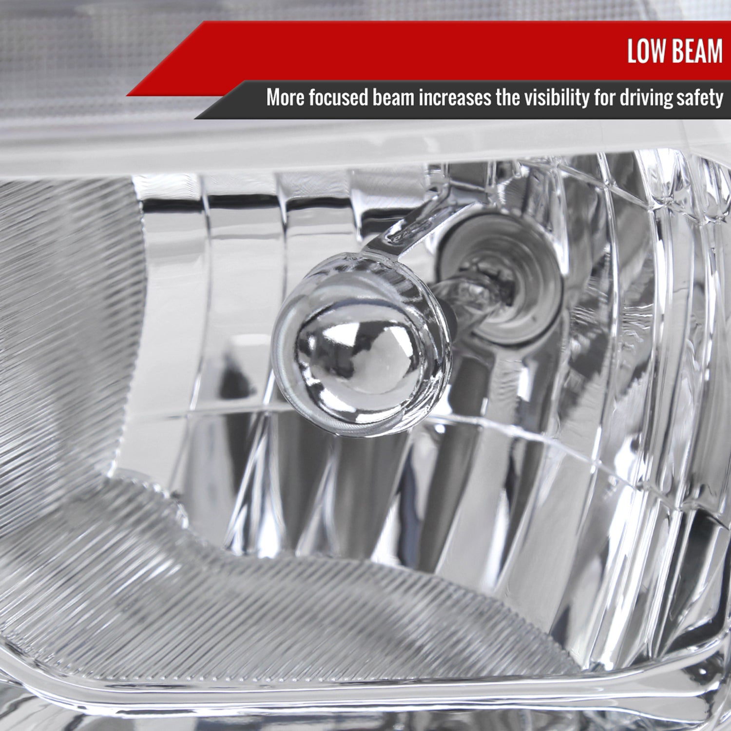 2009-2018 Dodge RAM 1500/ RAM 2500 3500 Dual LED Bar Factory Headlights Chrome