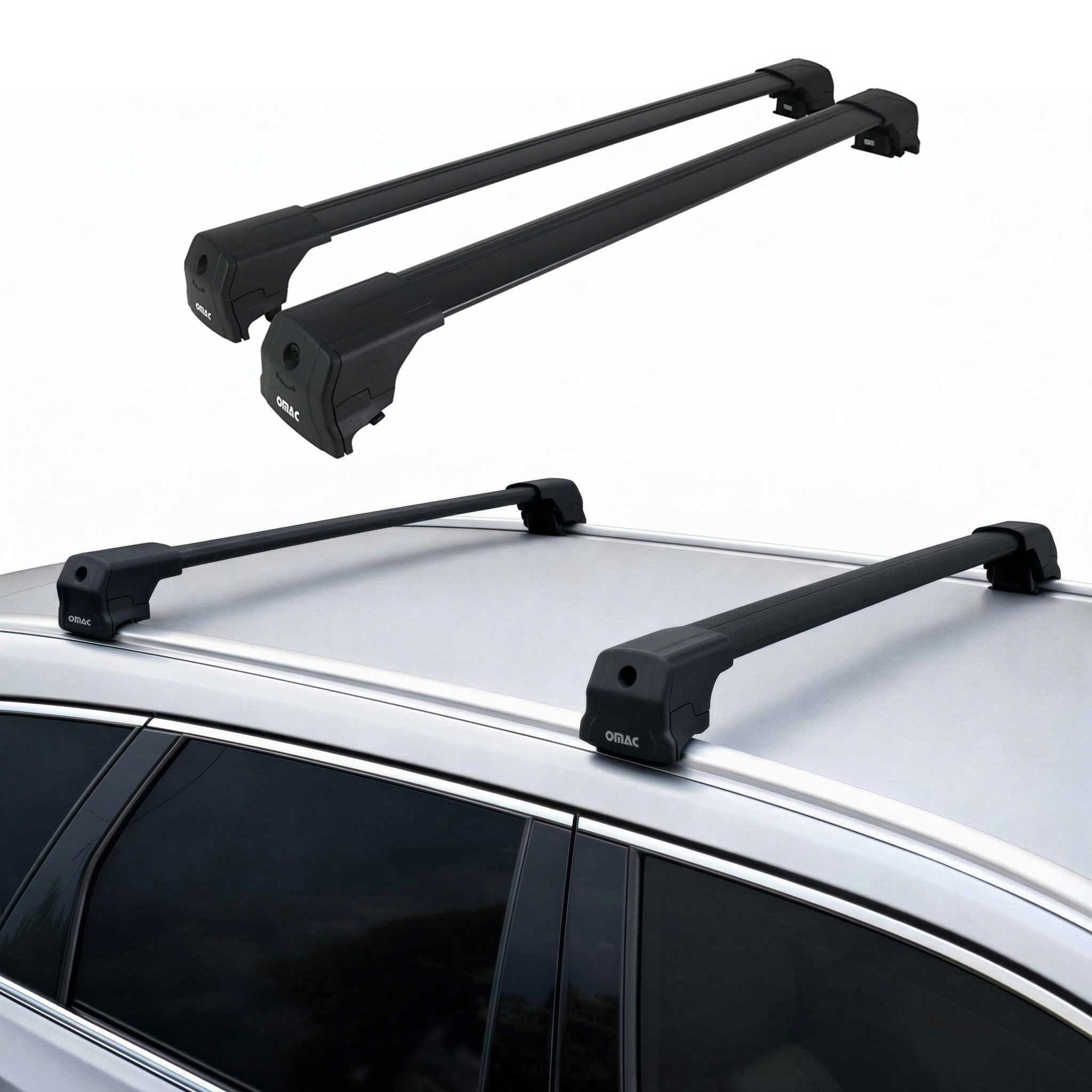 2013-2018 Audi Q3 Q3 Quattro Roof Rack Cross Bars Black