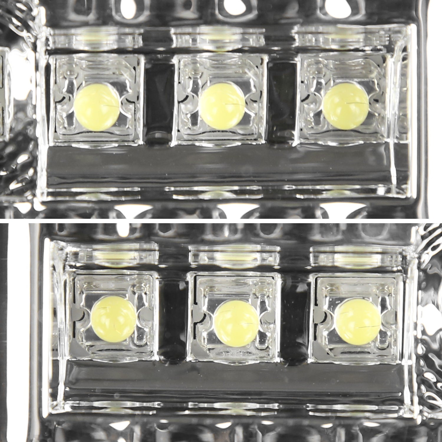1992-1996 Ford F-150/F-250/F-350/Bronco LED 3rd Brake Light Chrome/Clear Lens